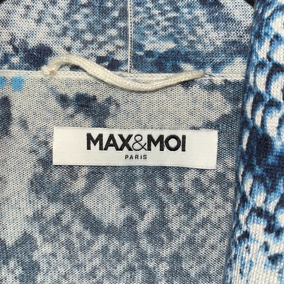 Max & Moi Paris silk Cashmere Sweater snakeskin - Picture 2 of 6